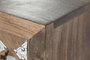 DKD Home Decor Chifonier Indio Natural Negro 5 Cajones 35 x 106 x 45 cm