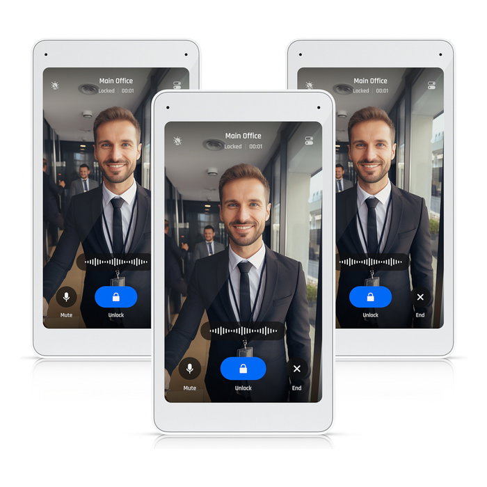 Ubiquiti UniFi Access Intercom Viewer UA-Intercom-Viewer-3, Pantalla Táctil Interior de 5", 3 Unidades, 720x1280, PoE, Blanco