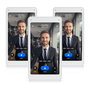 Ubiquiti UniFi Access Intercom Viewer UA-Intercom-Viewer-3, Pantalla Táctil Interior de 5", 3 Unidades, 720x1280, PoE, Blanco