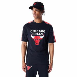 Camiseta de Manga Corta Hombre New Era NBA PANEL OS Chicago Bulls Negro