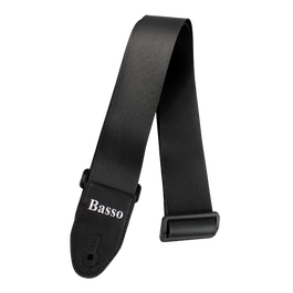 Basso Correa para Guitarra y Bajo Serie Básica Negra 5 cm
