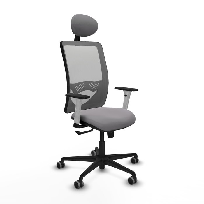 PIQUERAS Y CRESPO Silla de oficina Zulema Gris con Mecanismo Sincro PIQUERAS Y CRESPO Silla de oficina Zulema Gris con Mecanismo Sincro