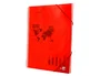 Liderpapel Carpeta Escaparate con Espiral 20 Fundas Polipropileno DIN A4 Rojo