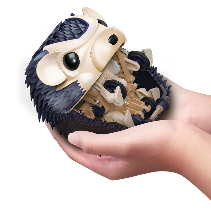 DEQUBE Robo-Erizo Interactivo con Sensor de Sonido 172 Piezas Robot Juguete Educativo para Niños +7 Años