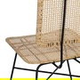 Silla Fibra Natural-Metal Salón 51 X 50 X 84 cm