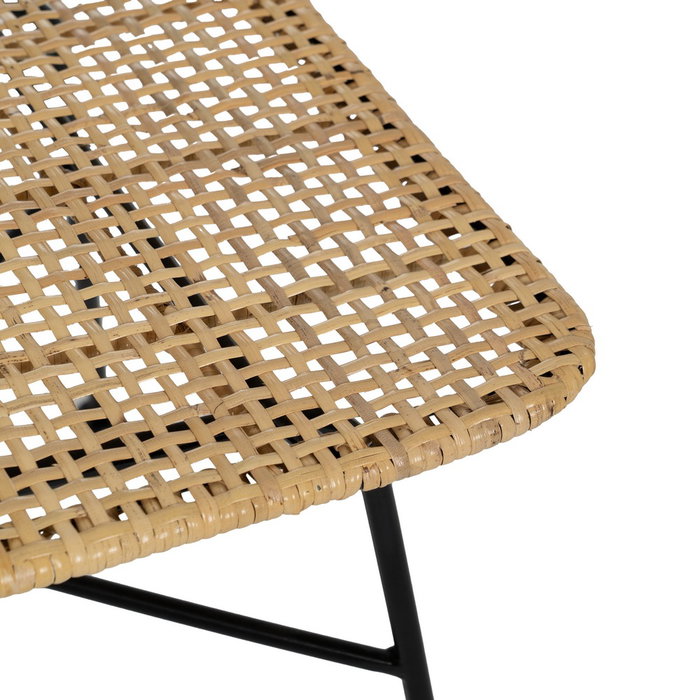 Silla Fibra Natural-Metal Salón 51 X 50 X 84 cm