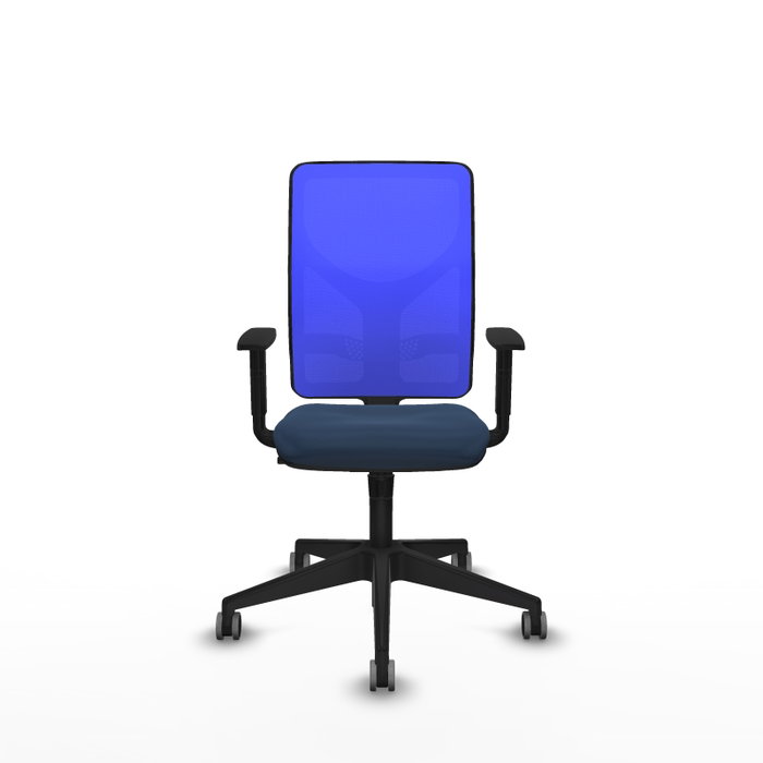 PIQUERAS Y CRESPO Silla de oficina Motilla con mecanismo Sincro, Azul marino y azul PIQUERAS Y CRESPO Silla de oficina Motilla con mecanismo Sincro, Azul marino y azul