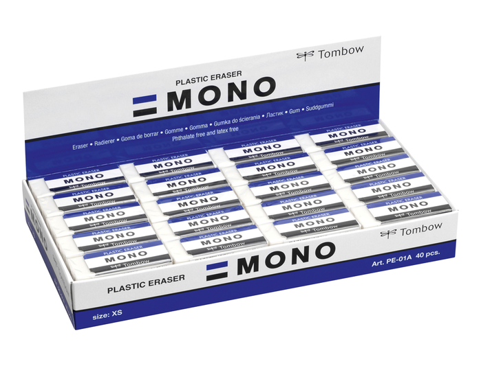 Tombow Goma de borrar Mono PVC tamaño XS Tombow Goma de borrar Mono PVC tamaño XS