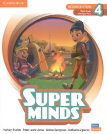 CAMBRIDGE Super Minds Level 4 Workbook with Super Practice Book and Digital Pack British English, Herbert Puchta
