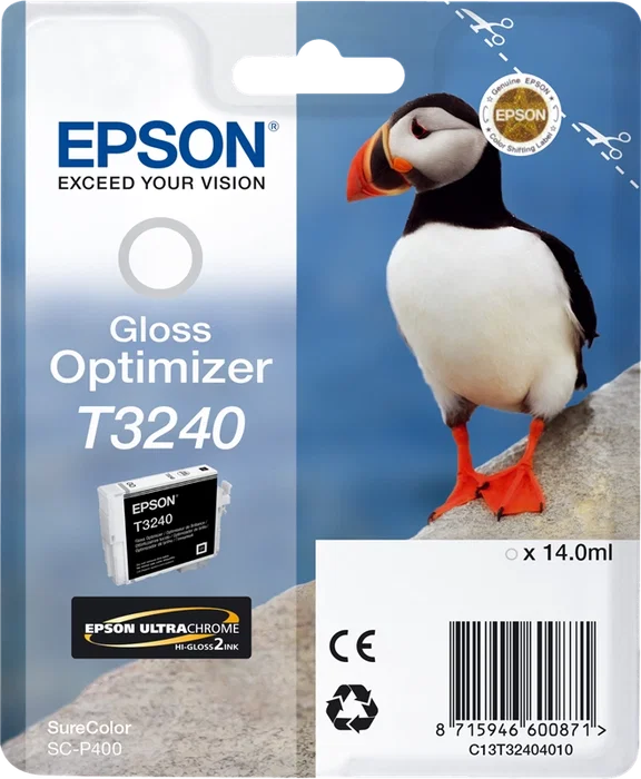 Epson T3240 Gloss Optimizer para SureColor SC-P400, 14 ml Epson T3240 Gloss Optimizer para SureColor SC-P400, 14 ml