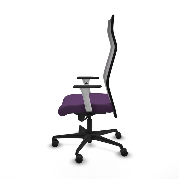 PIQUERAS Y CRESPO Sillón Albacete Morado y Negro