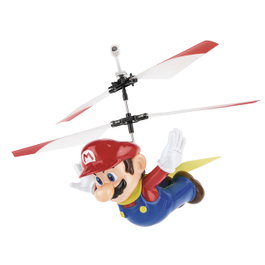 Carrera Mario Volador 2 Canales 19,5 cm - Dron RC 2,4 GHz con Figura Mario 10 cm, Licencia Super Mario