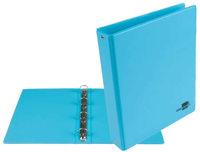 Liderpapel Carpeta de 4 anillas 25 mm A5 Azul celeste Liderpapel Carpeta de 4 anillas 25 mm A5 Azul celeste