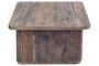 DKD Home Decor Mesa de Centro de Madera Reciclada Marrón 70x70x39 cm