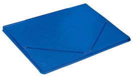 Carpeta De Dibujo Carchivo Carton Pintado Gomas Y Solapas A3 Azul
