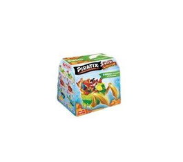 Magic Box Figura Piratix Wild Kingdom Buggies. Incluye Buggy, Piratix Sorpresa, Tesoro Exclusivo y Bandera. 7x9x6,5 cm