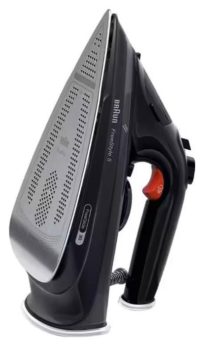 Braun FreeStyle 5 SI5088BK Plancha Negro 2800W Suela Cerámica Vapor 220 g/min