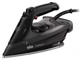 Braun FreeStyle 5 SI5088BK Plancha Negro 2800W Suela Cerámica Vapor 220 g/min