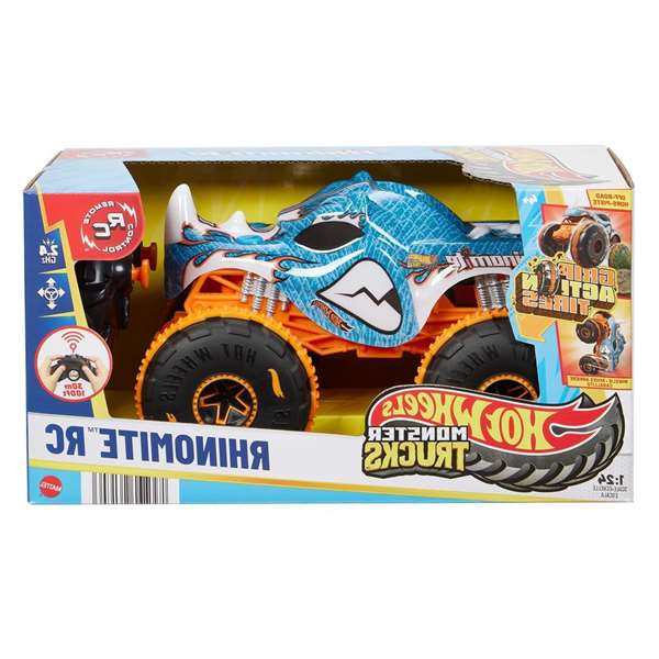 Mattel Monster Trucks Coche Radio Control 2.4 Ghz Escala 1:24