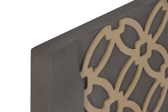 DKD Home Decor Cuadro MDF Relieve Mosaico Surtido de 2 Unidades