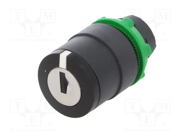 SCHNEIDER ELECTRIC Interruptor rotativo con llave Harmony XB5 22mm Negro