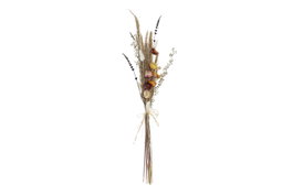 DKD Home Decor Ramo de Flores Secas 8x3x55 Marrón, Rosa y Amarillo