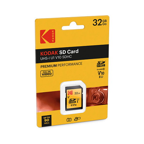 Kodak Tarjeta SDHC de 32 GB UHS-I U1 V10 Premium EKMSD32GHC10K Kodak Tarjeta SDHC de 32 GB UHS-I U1 V10 Premium EKMSD32GHC10K