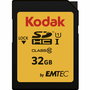Kodak EKMSD32GHC10K Tarjeta SDHC 32GB UHS-I Clase 10 U1 V10 - Velocidad 90MB/s Lectura, 25MB/s Escritura