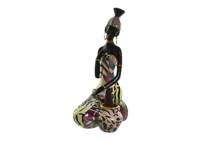 DKD Home Decor Figura Colonial Multicolor Cerámica 7 x 16.5 x 9 cm (2 Unidades) DKD Home Decor Figura Colonial Multicolor Cerámica 7 x 16.5 x 9 cm (2 Unidades)