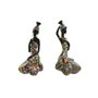 DKD Home Decor Figura Cerámica Africana Multicolor Pack de 2