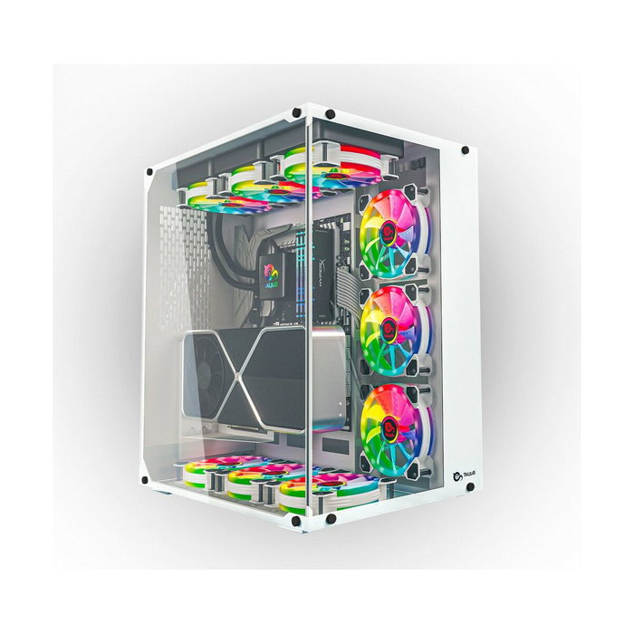 Talius Cronos Frost Caja ATX Gaming Blanca con Cristal Templado y RGB Talius Cronos Frost Caja ATX Gaming Blanca con Cristal Templado y RGB