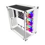 Talius Cronos Frost Caja ATX Gaming Blanca con Cristal Templado y RGB