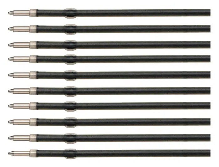 Liderpapel Recambio Bolígrafo Gummy Touch Retractil 1,0 mm Tinta Celeste Bolsa de 10 Unidades