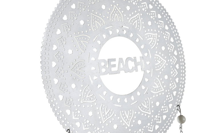 DKD Home Decor Decoración Colgante Metal Beach Blanco