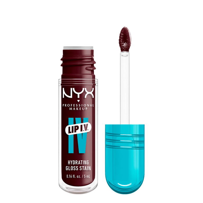 Nyx Professional Make Up LIP IV gloss #14-Mauve N' Moist 5 ml Labial Doble Acabado Hidratante Hasta 12 Horas