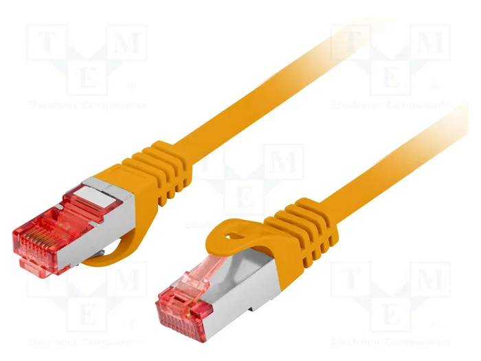 LANBERG Patch Cord Cat 6 S/FTP 0,25m Naranja LANBERG Patch Cord Cat 6 S/FTP 0,25m Naranja