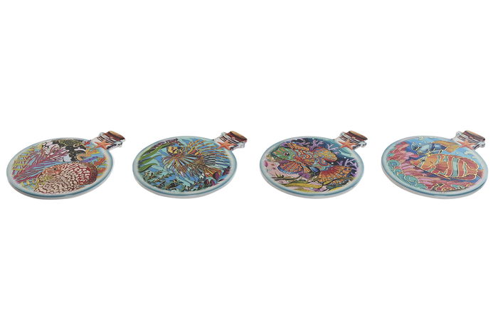 DKD Home Decor Salvamantel Mediterraneo Multicolor Dolomita y Corcho 23 x 18 x 1 cm (12 Unidades) DKD Home Decor Salvamantel Mediterraneo Multicolor Dolomita y Corcho 23 x 18 x 1 cm (12 Unidades)