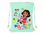 Bolsa Mochila con Cuerdas Dora Turquesa 26 x 34 x 1 cm