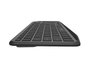 Natec Turbot 2 Teclado Inalámbrico Bluetooth + 2.4 GHz con Touchpad, Slim, para Smart TV, Layout Polaco, Negro