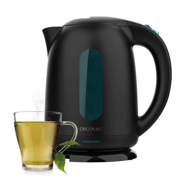 Cecotec AAAMF65628 Hervidor de Agua Thermosense 1.7L, 2200W, Base Giratoria 360°, Negro Cecotec AAAMF65628 Hervidor de Agua Thermosense 1.7L, 2200W, Base Giratoria 360°, Negro