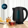 Cecotec AAAMF65628 Hervidor de Agua Thermosense 1.7L, 2200W, Base Giratoria 360°, Negro