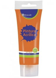 Bismark 328522 Pintura Acrílica Naranja 75 ML Multisuperficies