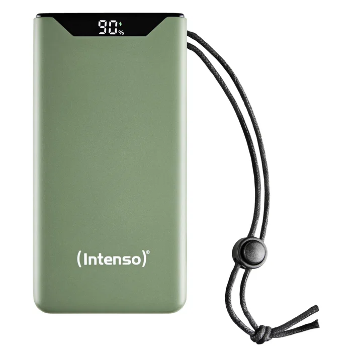 Intenso Batería Externa Power Bank 20000 mAh Verde 7332057 con Carga Rápida PD 3.0 y QC 3.0, 20W, Pantalla LCD, USB-C Intenso Batería Externa Power Bank 20000 mAh Verde 7332057 con Carga Rápida PD 3.0 y QC 3.0, 20W, Pantalla LCD, USB-C