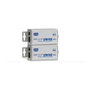 2N 2WIRE-SET Conjunto de 2 Adaptadores Ethernet 2-Wire, 100 ohmios, Aluminio Metálico, 100-240 V, 75x40x40 mm