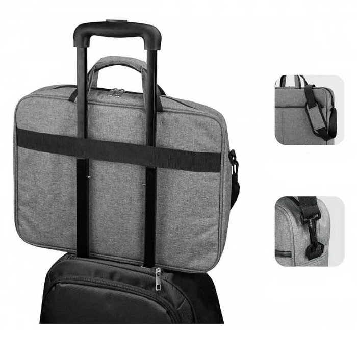 Subblim Maletín Elite Laptop Bag 13,3-14 Pulgadas Gris