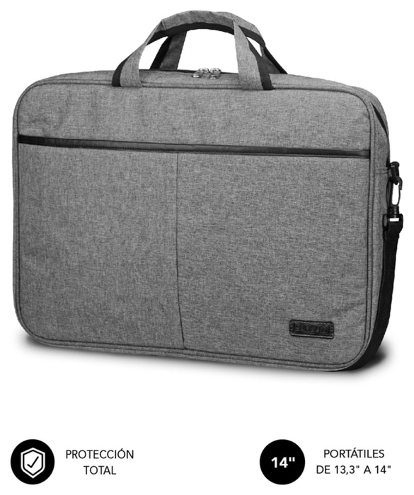 Subblim Maletín Elite Laptop Bag 13,3-14 Pulgadas Gris