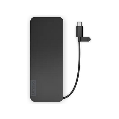 Lenovo Slim Travel Dock USB-C Eclipse Black 4X11N40212 Lenovo Slim Travel Dock USB-C Eclipse Black 4X11N40212