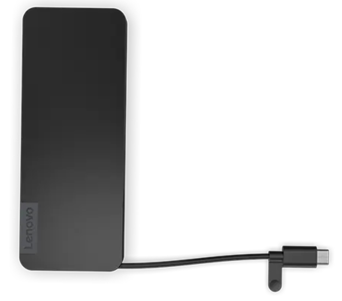Lenovo Slim Travel Dock USB-C Eclipse Black 4X11N40212 Lenovo Slim Travel Dock USB-C Eclipse Black 4X11N40212