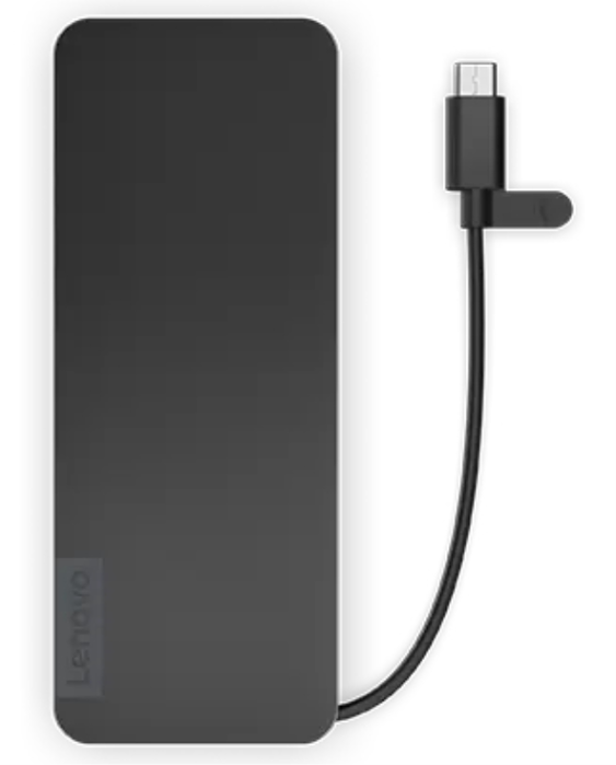 Lenovo Slim Travel Dock USB-C Eclipse Black 4X11N40212 Lenovo Slim Travel Dock USB-C Eclipse Black 4X11N40212