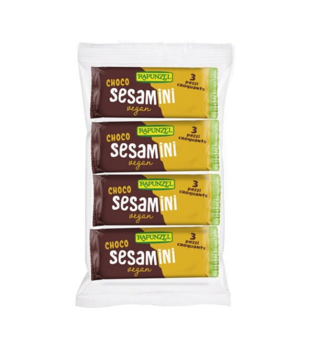 Rapunzel Barrita Sesamini con chocolate BIO 4x27g Rapunzel Barrita Sesamini con chocolate BIO 4x27g